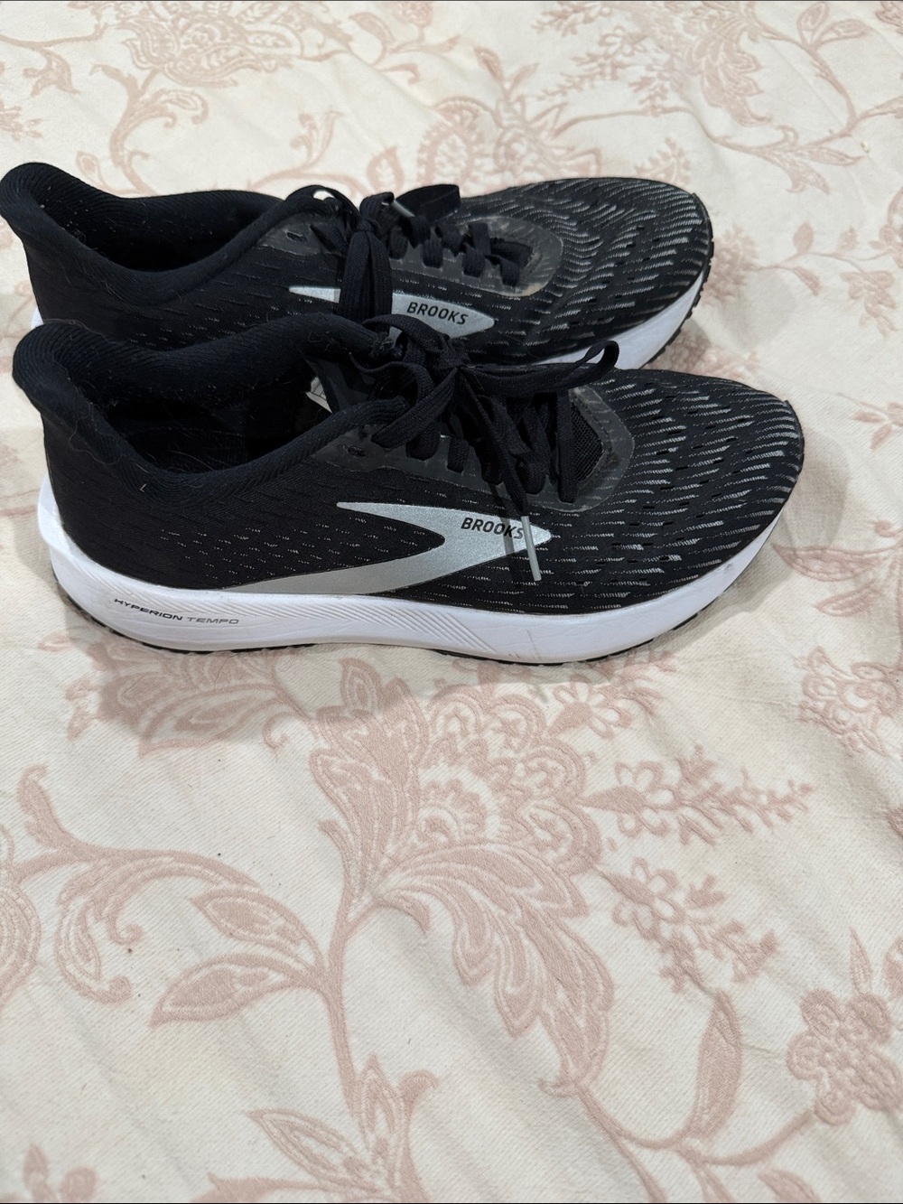 Brooks Women's Black and White Running Sneakers